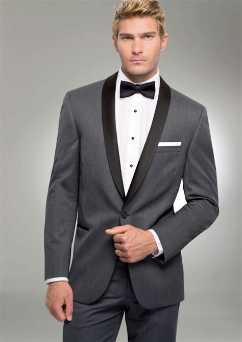 michael kors black affection tux satin edge lapel